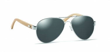 Logo trade promotional products picture of: Bamboo sunglasses in pouch TARTU