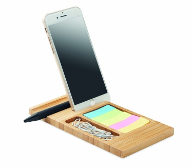 Logotrade promotional item image of: Bamboo desk phone stand
