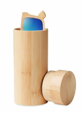 Logotrade promotional gift image of: Sunglasses and case in bamboo KEILA
