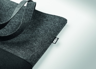 Logo trade business gift photo of: RPET felt shopping bag