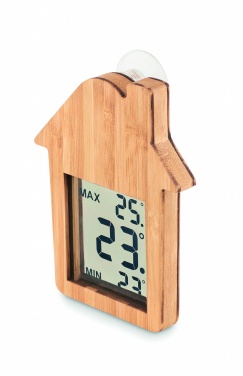 Logotrade promotional products photo of: Bamboo weather station HISA
