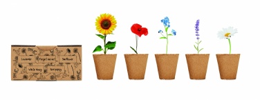 Logo trade promotional giveaway photo of: Flowers growing kit