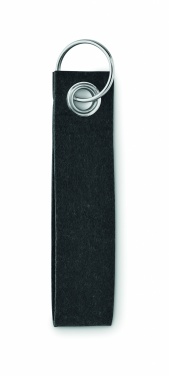 Logo trade promotional product photo of: RPET felt key ring Hämeenlinna