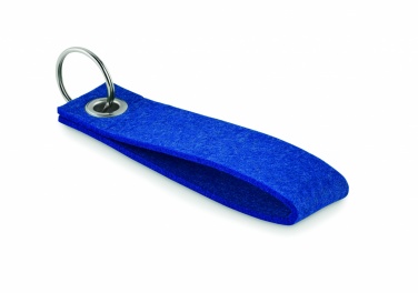 Logo trade promotional gift photo of: RPET felt key ring Hämeenlinna