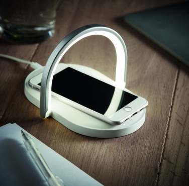 Logo trade corporate gift photo of: Light and wireless charger 10W