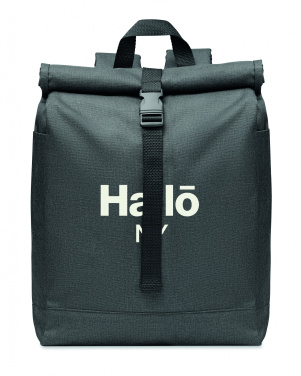 Logotrade promotional item picture of: 600D RPET 2 tone backpack