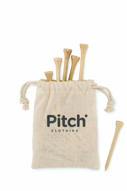 Logo trade corporate gifts picture of: 20 bamboo golf tees set