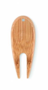 Logo trade promotional giveaway photo of: Bamboo golf divot tool