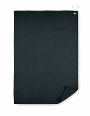 Logo trade corporate gift photo of: RPET golf towel with hook clip