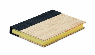 Logo trade advertising products image of: Bamboo sticky note memo pad