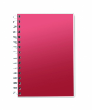 Logo trade promotional gifts picture of: A5 RPET notebook recycled lined