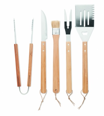 Logotrade promotional gift image of: 5 Barbecue tools in pouch