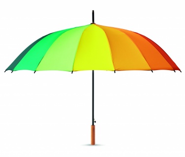 Logo trade corporate gifts picture of: 27 inch rainbow umbrella