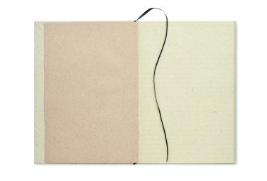 Logotrade promotional gift picture of: A5 grass notebook 80 lined
