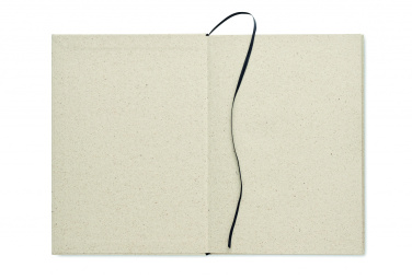 Logo trade promotional items image of: A5 grass notebook 80 lined