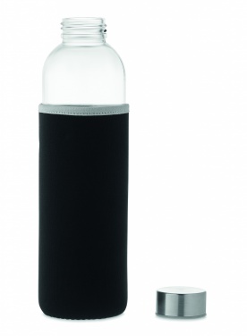 Logo trade promotional giveaway photo of: Glass bottle in pouch 750ml