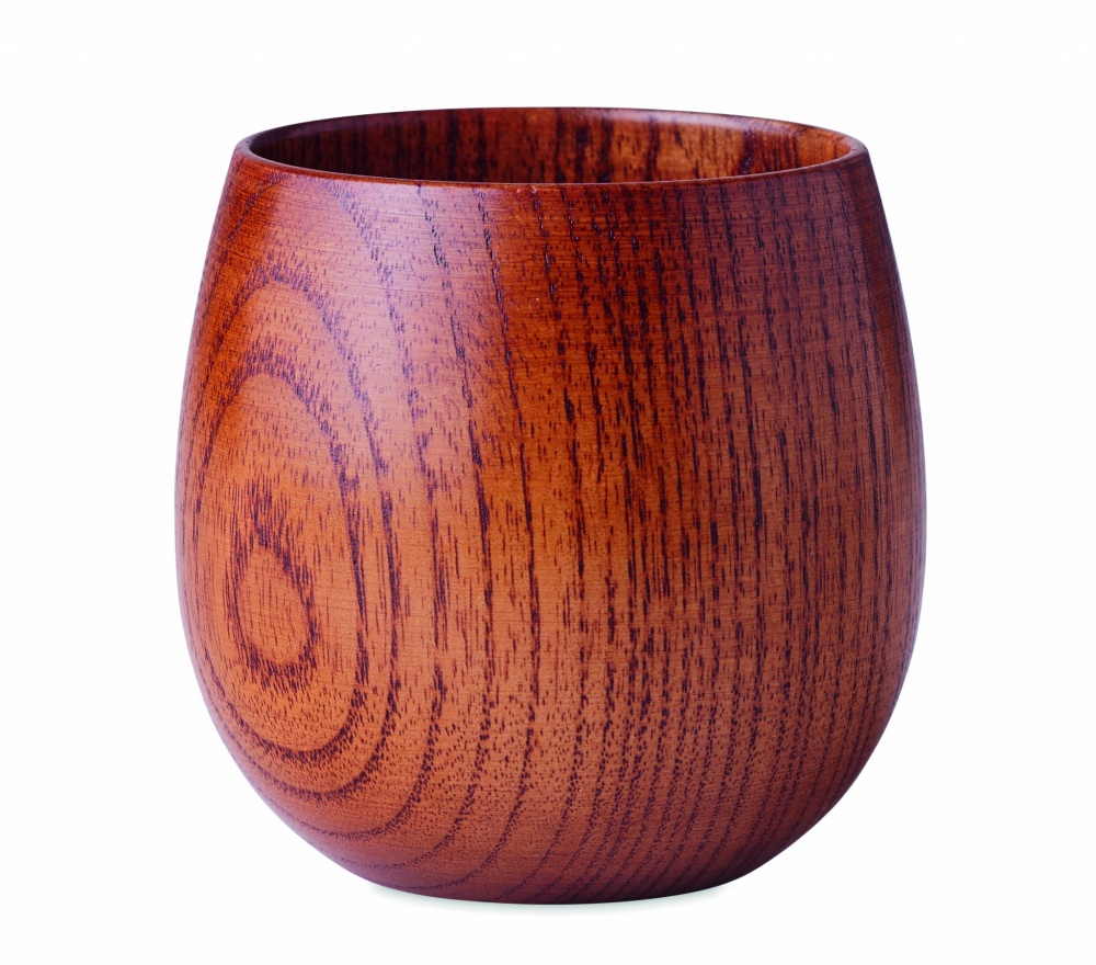 Logo trade promotional products image of: Oak wooden mug 250 ml