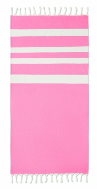 Logo trade promotional gift photo of: Hamman towel blanket 140 gr/m²