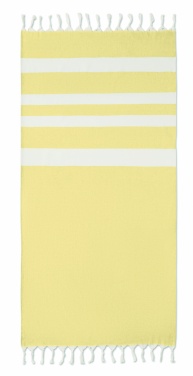 Logo trade promotional merchandise image of: Hamman towel blanket 140 gr/m²