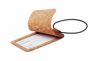 Logotrade promotional items photo of: Cork luggage tag