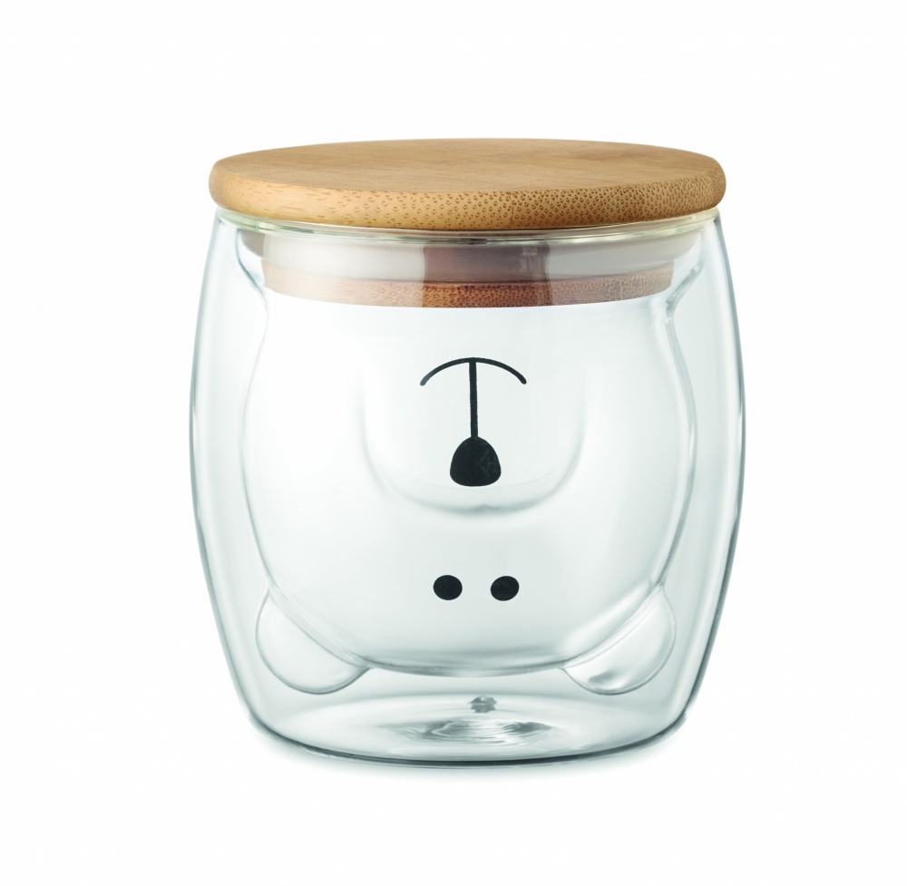 Logo trade promotional gifts picture of: Double wall borosilicate mug
