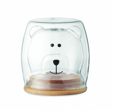 Logo trade advertising products picture of: Double wall borosilicate mug