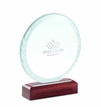 Logotrade promotional gift picture of: Round award plaque