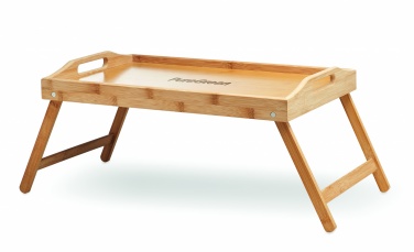 Logo trade promotional gifts picture of: Foldable bamboo tray