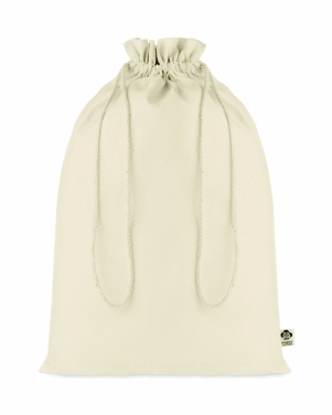 Logo trade corporate gifts picture of: Large organic cotton gift bag