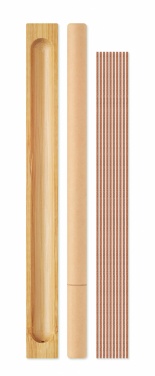 Logo trade business gift photo of: Incense set in bamboo