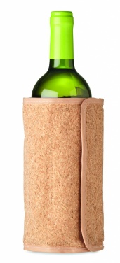 Logo trade promotional merchandise picture of: Soft wine cooler in cork wrap