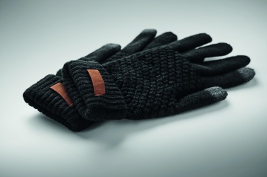 Logo trade promotional gifts picture of: Rpet tactile gloves