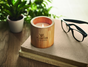 Logotrade promotional items photo of: Plant based wax candle 160 gr