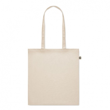Logo trade promotional giveaways image of: Recycled cotton shopping bag