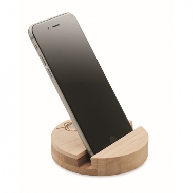 Logotrade promotional product image of: Birch Wood phone stand