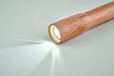 Logotrade corporate gift image of: Wooden torch with COB light