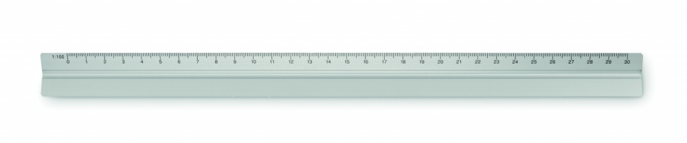 Logo trade corporate gift photo of: 30cm Ruler in aluminium