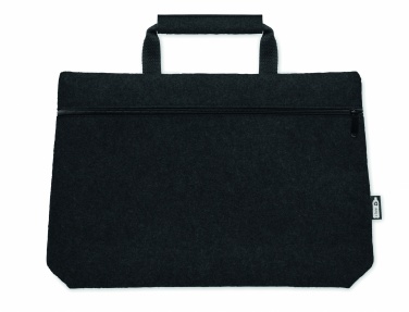 Logotrade promotional merchandise picture of: RPET felt zippered laptop bag