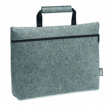 Logotrade promotional giveaways photo of: RPET felt zippered laptop bag