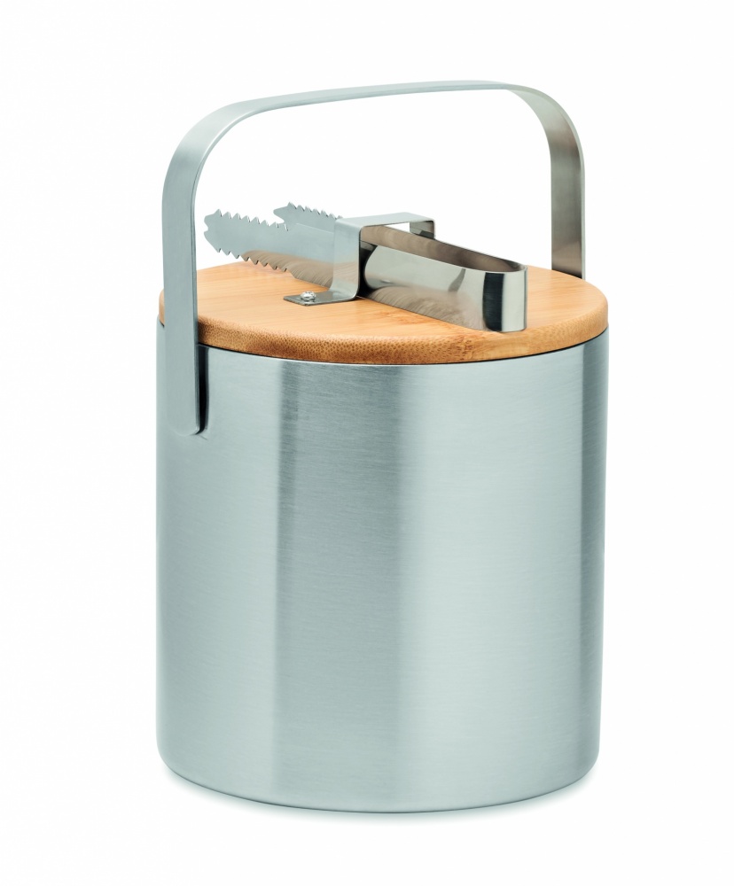 Logo trade promotional giveaways image of: Double walled 1.2L Ice bucket