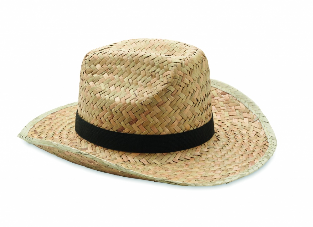 Logo trade promotional product photo of: Natural straw cowboy hat