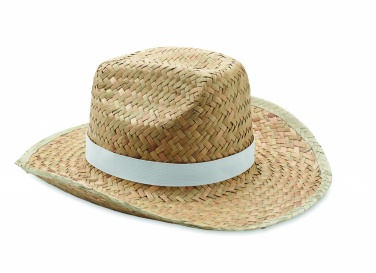 Logotrade business gift image of: Natural straw cowboy hat