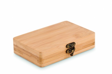 Logotrade promotional giveaway image of: 13 piece tool set, bamboo case