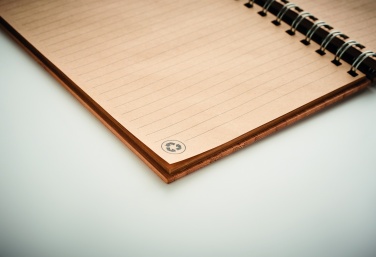 Logotrade promotional merchandise photo of: A5 ring bound Bamboo notebook