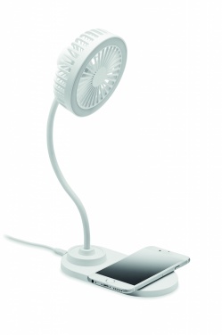Logotrade promotional gifts photo of: Desktop charger fan with light