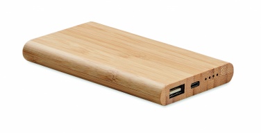 Logotrade promotional giveaway picture of: 4000 mAh Bamboo power bank