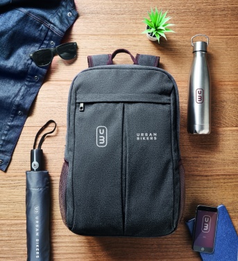 Logo trade promotional merchandise photo of: Laptop backpack in canvas