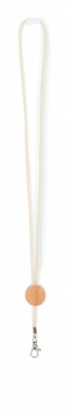 Logo trade corporate gifts picture of: Cotton Lanyard with metal hook