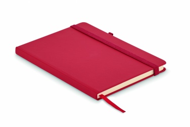Logo trade business gifts image of: Recycled Leather A5 notebook