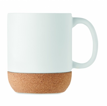 Logotrade business gift image of: Matt ceramic cork mug 300 ml